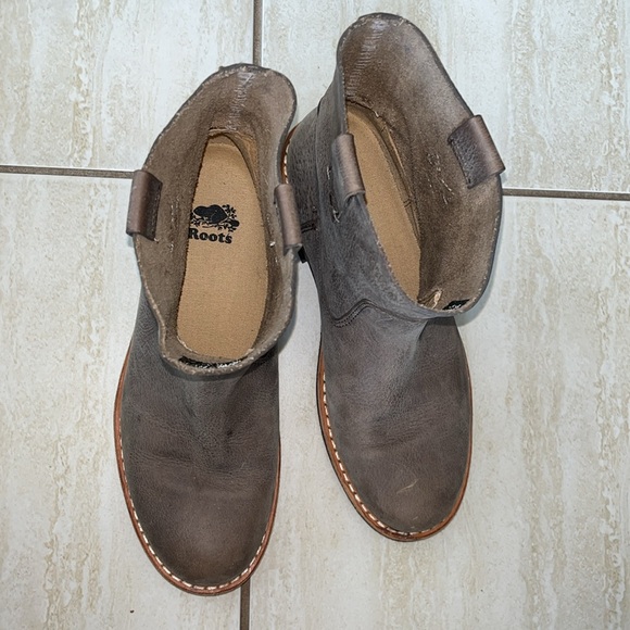 Roots Tribe Brown/Grey Boots Size 7 - Picture 6 of 9